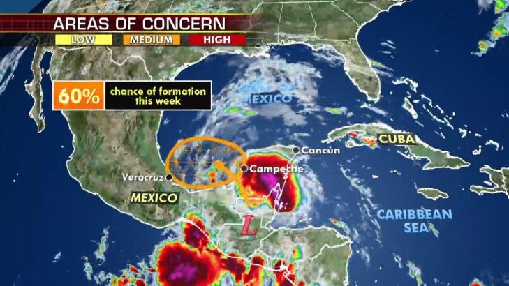 Hurricane season 'off to a busy start' as tropical disturbance likely to develop in Gulf of Mexico