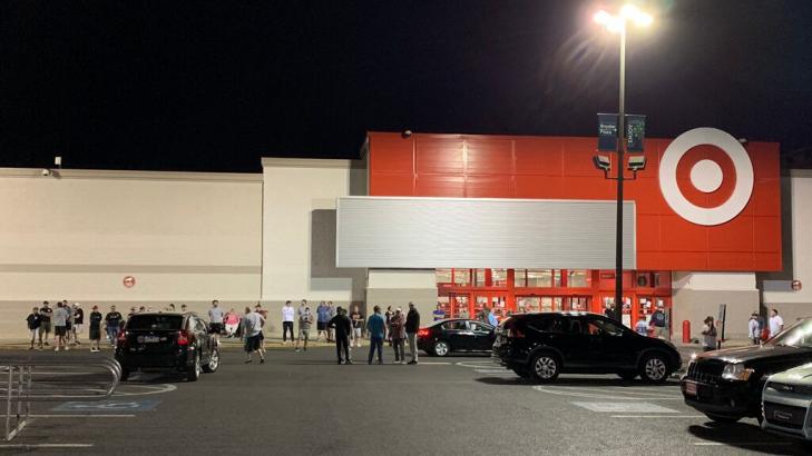 Philadelphia residents stand guard to protect local Target store from looters