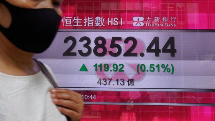 Asian shares gain on hopes for regional economies reopening