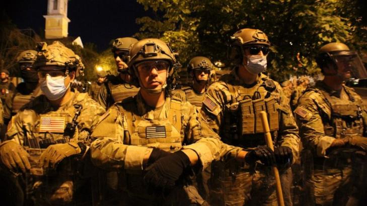 Questions arise over Special Forces guarding Donald Trump from protests