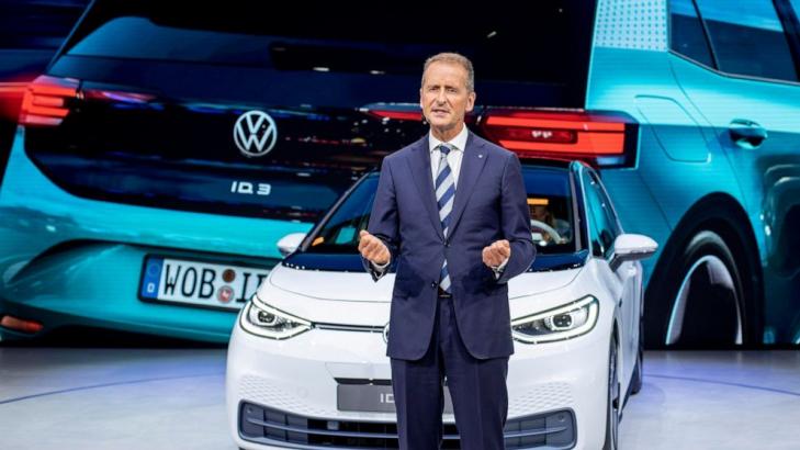 Volkswagen CEO Herbert Diess giving up managing VW brand