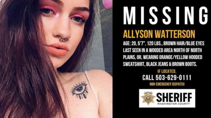 Remains found believed to be missing 20-year-old woman