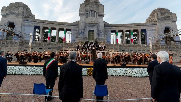 Italy honors, remembers virus dead with Donizetti's Requiem