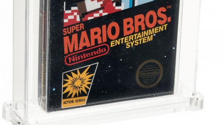 Vintage Super Mario Bros. video game sells for $114,000
