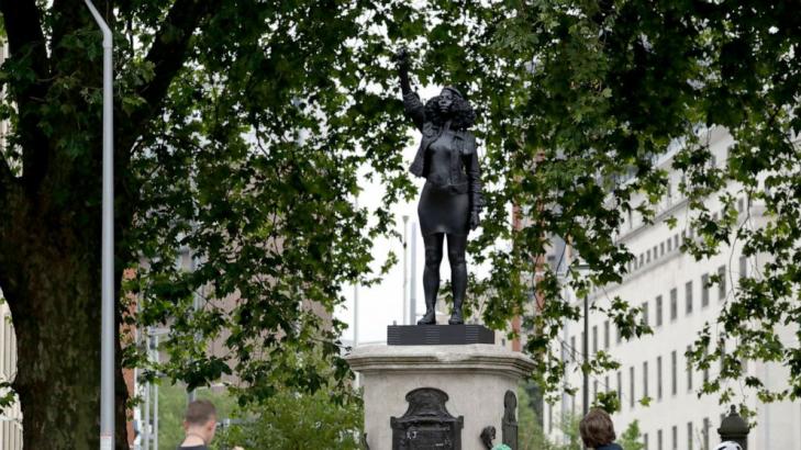 Statue of Black protester replaces toppled UK slave trader