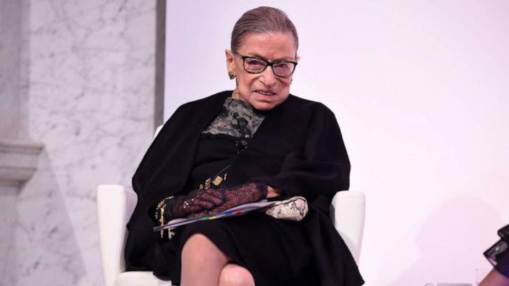 Justice Ruth Bader Ginsburg hospitalized for possible infection