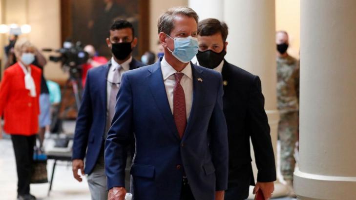 Georgia governor backs out of hearing on Atlanta mask order