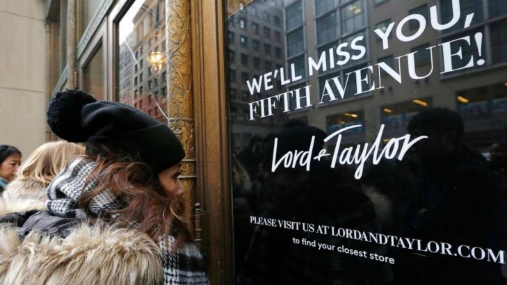 Retail rout goes on, Lord & Taylor, Tailored Brands, falter