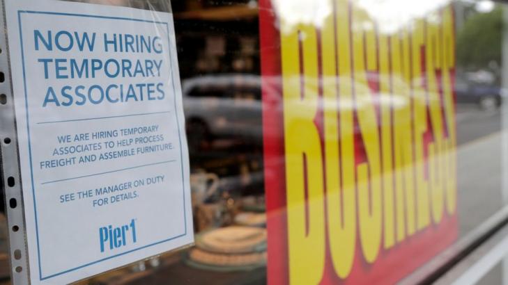 US adds 1.8 million jobs in a sign that hiring has slowed