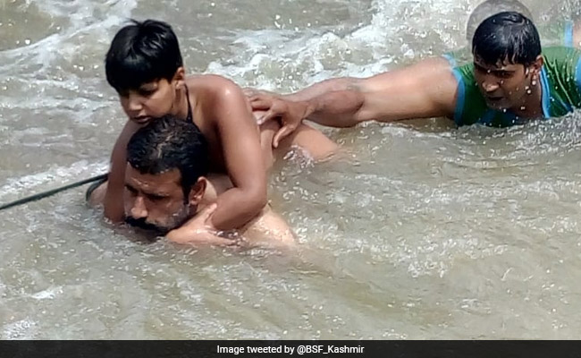 BSF Constable, Policeman Save Child From Drowning In River In J&K