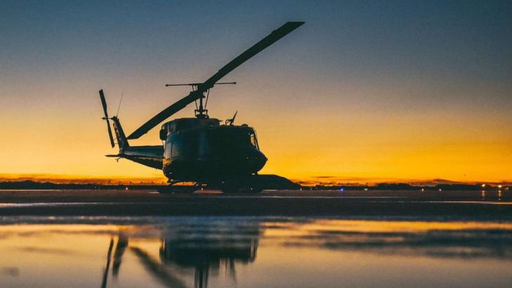 Military helicopter shot at over northern Virginia, crew member injured