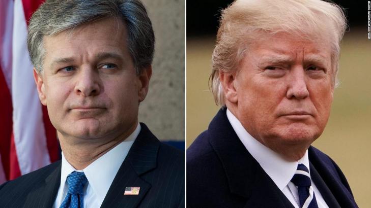 The President rails against Christopher Wray and issues a warning to Attorney General Barr to pressure the investigation of the Russia probe