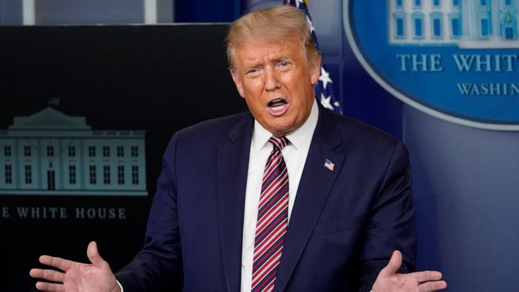 AP FACT CHECK: Trump skews record on Biden-Harris, economy