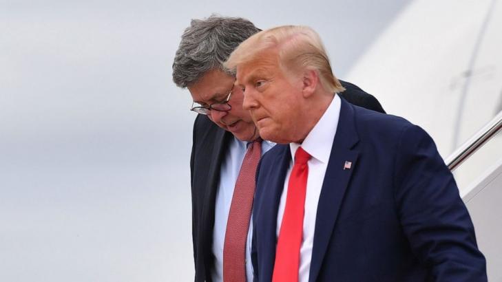 Barr briefed Trump on investigation into discarded Pennsylvania ballots