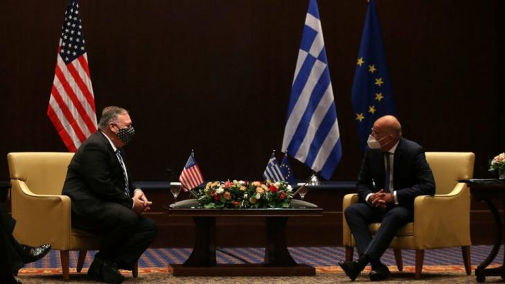 Pompeo pledges US support to ease Greece-Turkey dispute