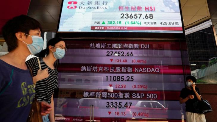 Markets mixed after Trump-Biden debate; data lifts China