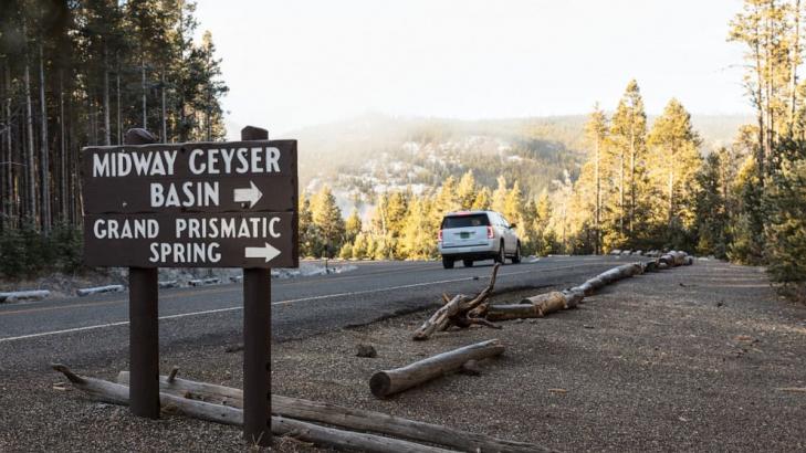 Girl, 3, runs off trail and falls into scalding water at Yellowstone National Park