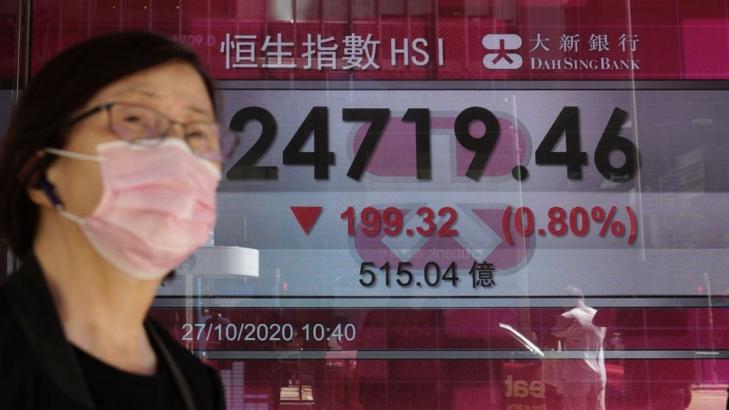 Asian shares slip after Wall St's worst day in a month