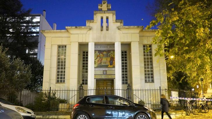 Priest shot at church in France