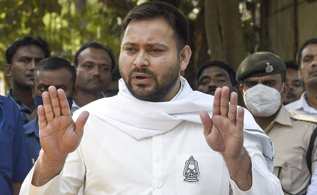 "Nitish Kumar's Farewell Is Guaranted," Says Tejashwi Yadav