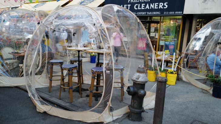 Outdoor Dining Isn't Safe if You're in a Plastic Tent