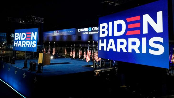 Joe Biden and Kamala Harris to make victory speeches after historic win