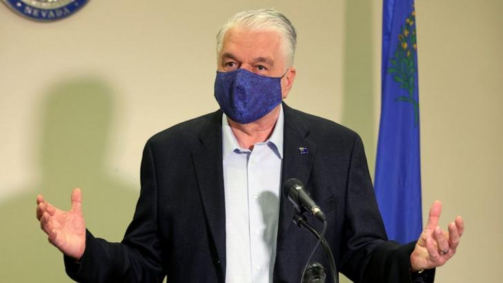 Nevada Governor Steve Sisolak tests positive for COVID-19