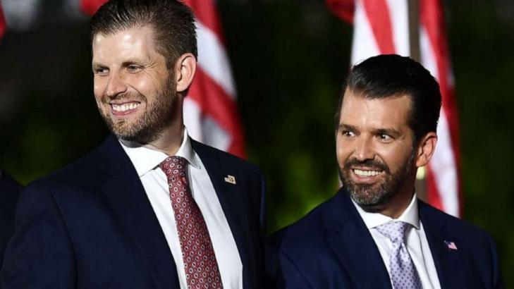 Eric Trump, Donald Trump Jr. amplified claims of election fraud, analysis shows