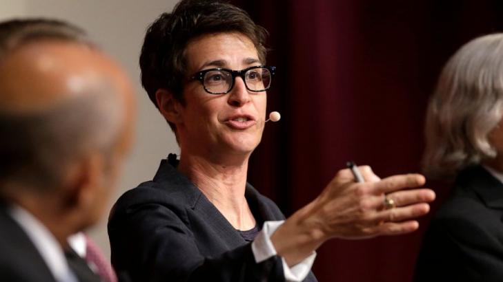 Rachel Maddow returns to air, describes partner's virus bout