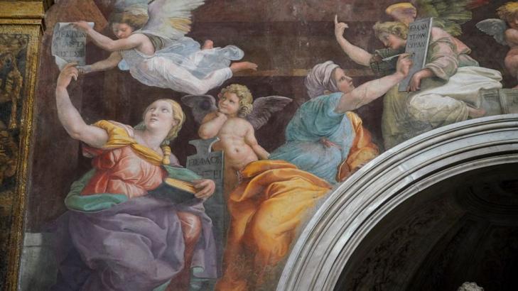 AP PHOTOS: Rome churches beckon with art and no 'hordes'