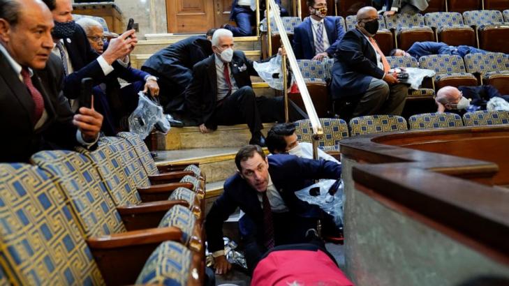 Media captures unprecedented storming of U.S. Capitol