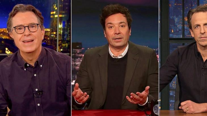 Late-night hosts react with shock, anger to Capitol attack