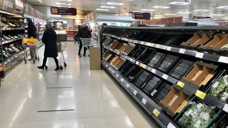 NIreland stores see empty shelves as Brexit trade rules bite