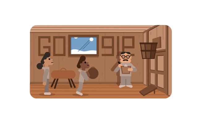 Google Doodle's "Thank You" To James Naismith, The Father Of Basketball
