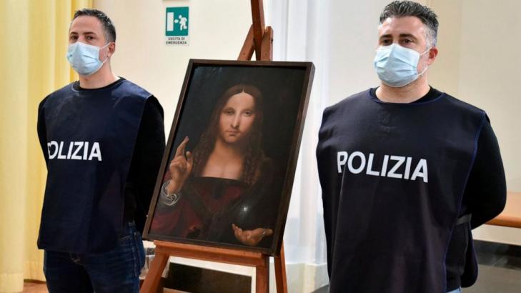 Italian police find stolen copy of Leonardo 'Salvator Mundi'