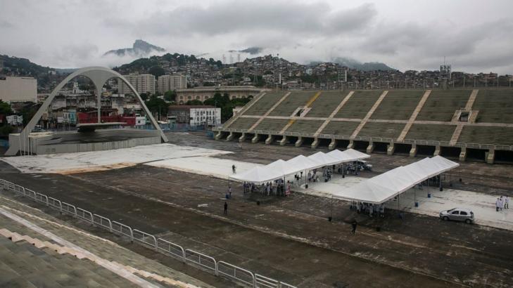 With Carnival scrapped, Rio’s Sambadrome hosts vaccinations