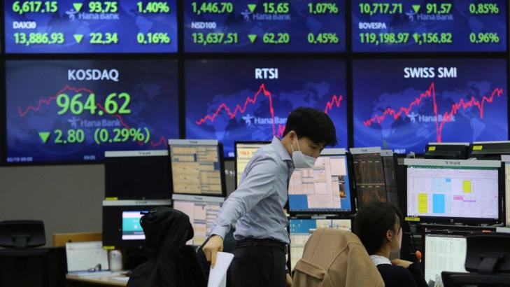 Asia stocks follow Wall St. down after weaker US jobs data