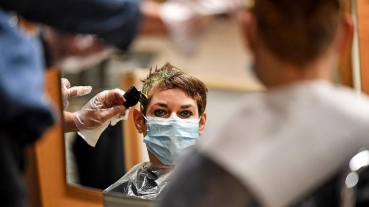 Locks down: German hairdressers reopen despite virus fears