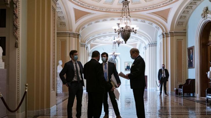 Senate Dems strike jobless aid deal, relief bill OK in sight
