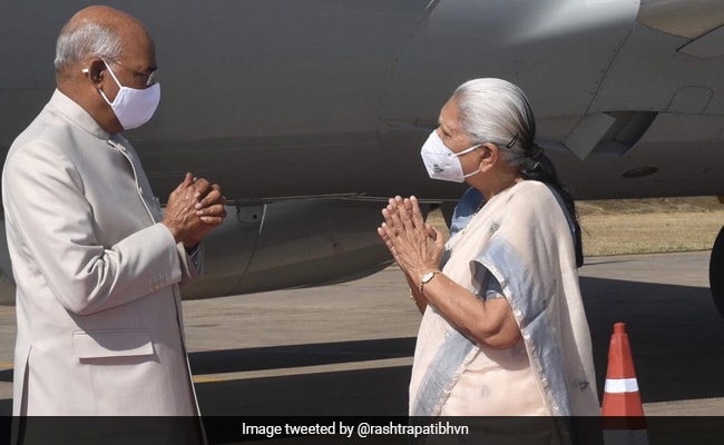 President Arrives In Jabalpur As Part Of 2-Day Visit To Madhya Pradesh