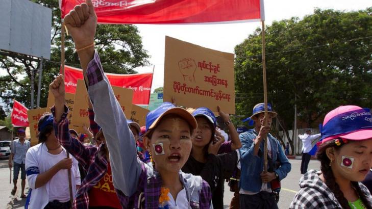 Myanmar garment workers urge global brands to denounce coup