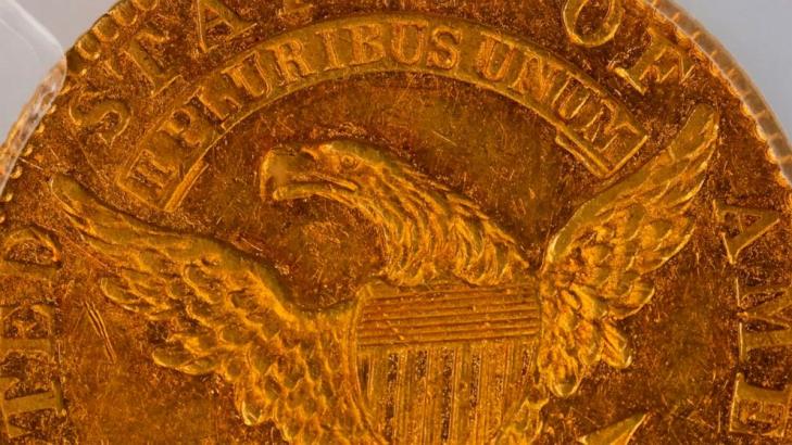 Rare 1822 gold coin fetches record $8.4M at auction in Vegas