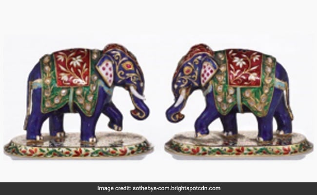 Lord Mountbatten's Indian Bracelet, Jewelled Elephants Auctioned In UK