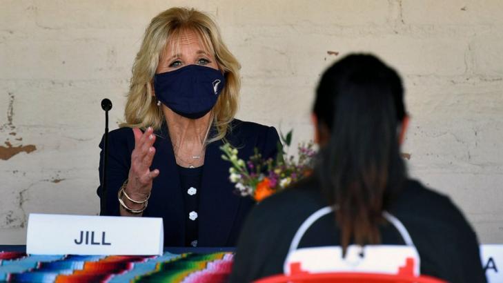 Jill Biden urges farmworkers to get vaccinated in California