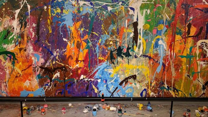 Couple mistakenly vandalizes $440,000 painting at exhibition