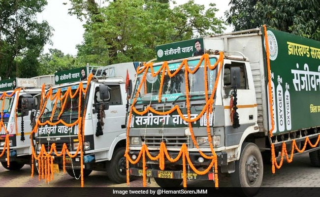 Jharkhand Launches "Sanjeevani Vehicles" To Pump Oxygen To Hospitals