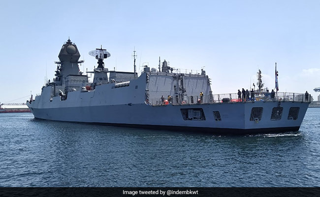 Indian Navy Ship Reaches Kuwait To Bring Liquid Medical Oxygen