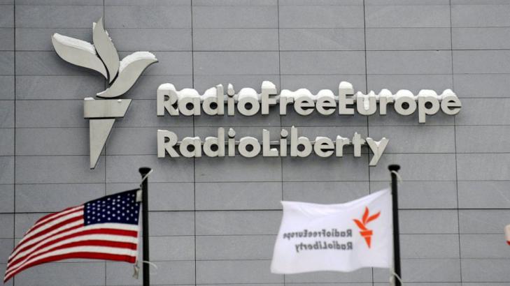 Russian bailiffs show up at US broadcaster's office