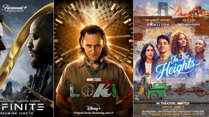 New this week: 'In the Heights,' 'Loki' and 'Infinite”