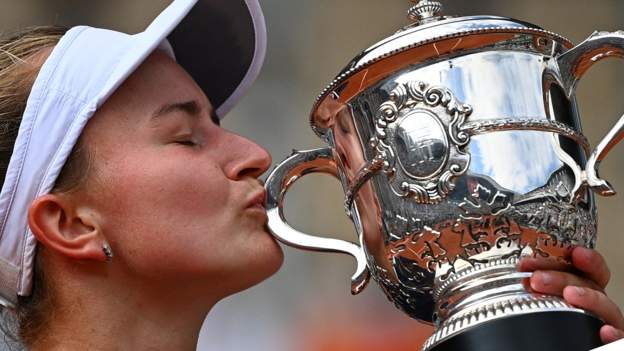 French Open: Barbora Krejcikova wins first Grand Slam singles title in Paris